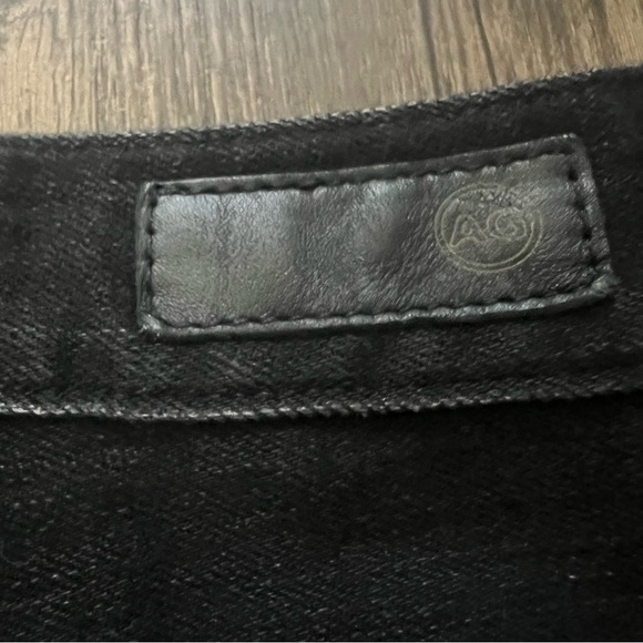 AG-ED ADRIANO GOLDSCHMIED Black Denim High Rise Vintage Straight Fit Jeans 27 R - Picture 11 of 15